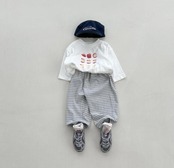 韓国子供服 / 26Autumn / Blackbean / アップルTシャツ / キッズ服  / ベビー服 / 秋服 *S(69㎝)~XL(120㎝)*