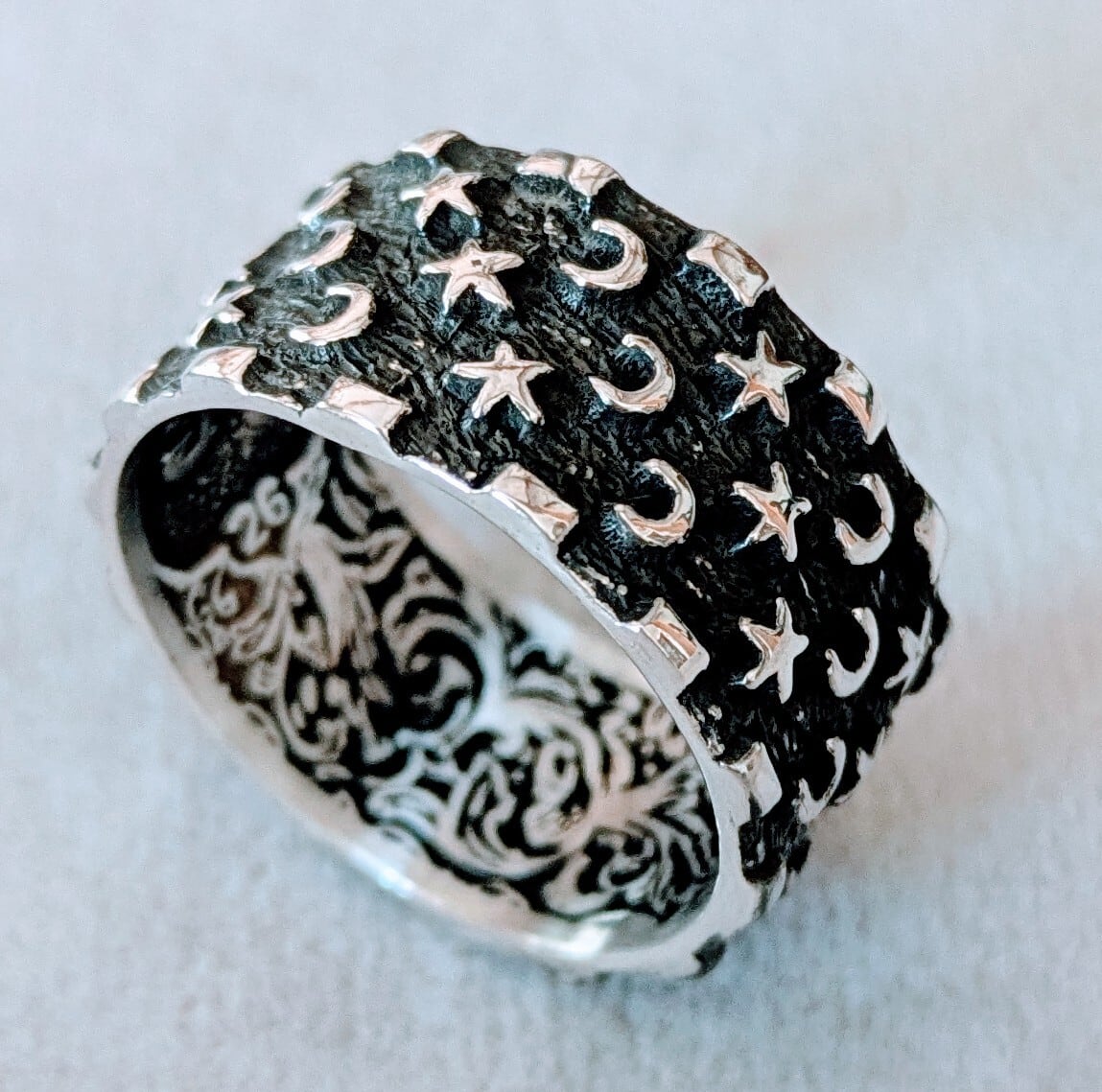 NEW＊ トルコ製 シルバー リング 925silver（月＆星） | HAYAT TURKISH