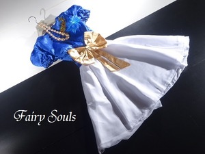 ★13号（XL)☆胸元飾り大きなリボンサテンのミニドレス(OPN5021)