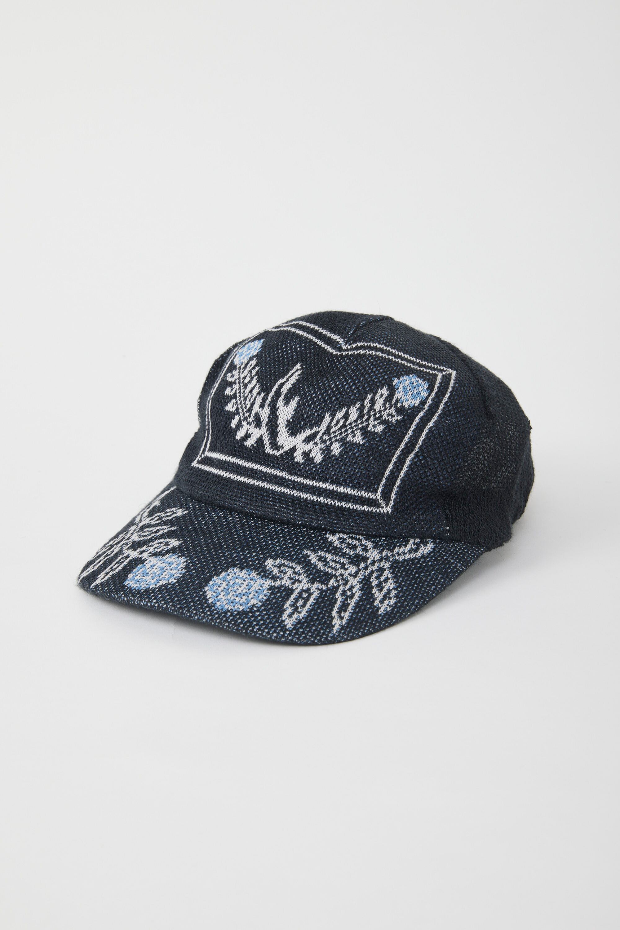 26SS】SHINYAKOZUKA KNITTED FIGHTHER`S CAP(BLACK) 2601SK124 | IAAAM