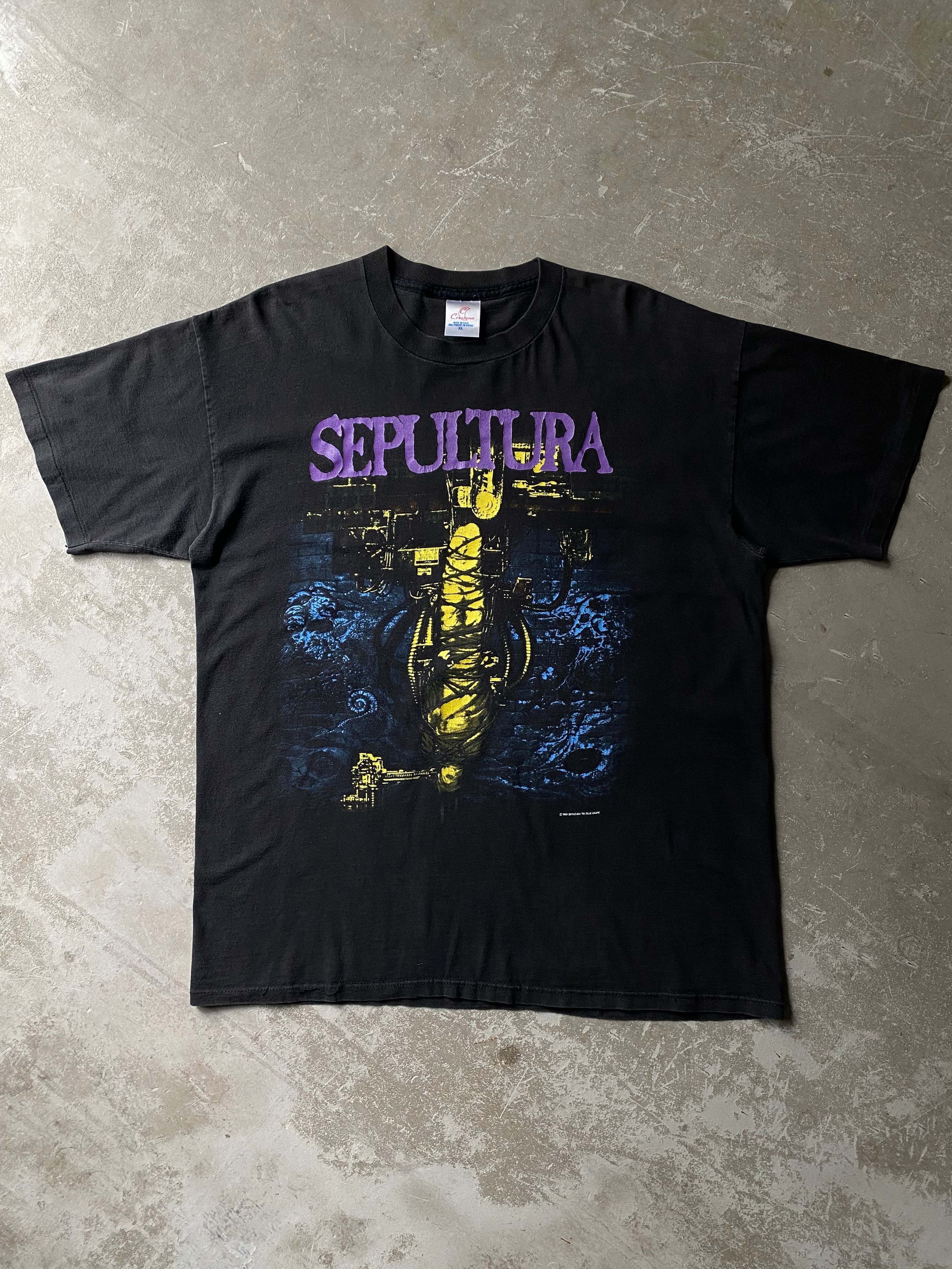 1993s SEPULTURA “ CHAOS AD . ” T-Shirt / vintage ヴィンテージ