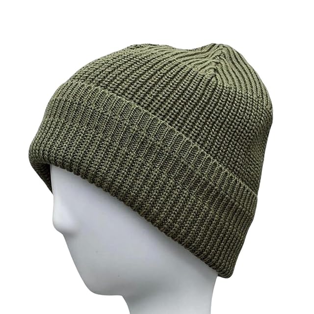 NOROLL LASKETELLA KNIT Olive / ノーロール ビーニー バイザー ニット