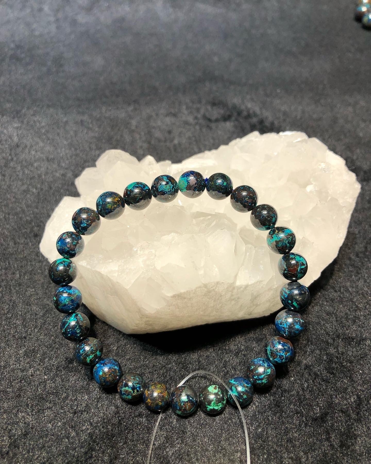 送料無料レア物高品質毬藻水晶ブレスレット11mmMA002