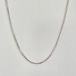 【SV1-25】16inch silver chain necklace