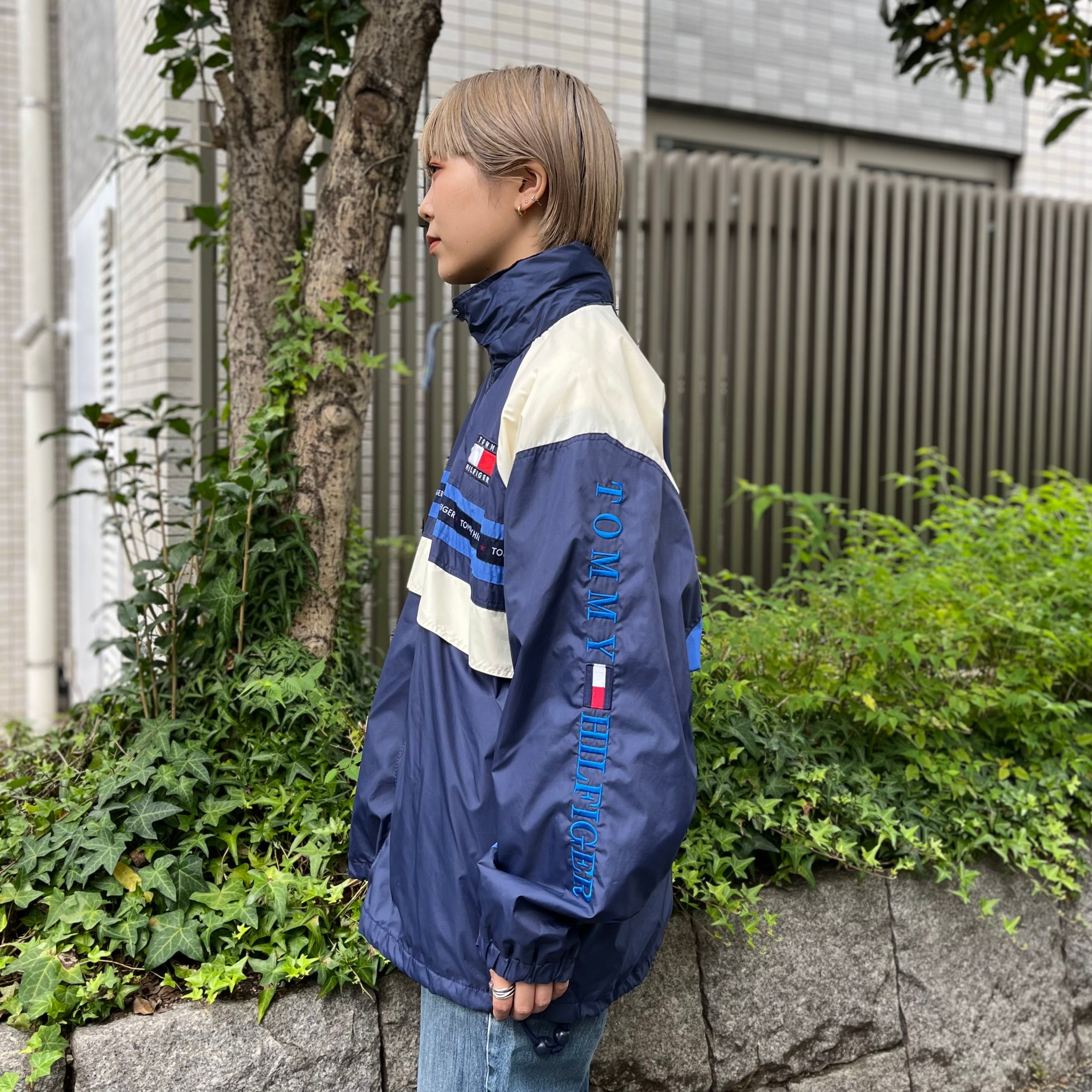 90年代 size:S【 TOMMY HILFIGER 】トミーヒルフィガー ナイロン