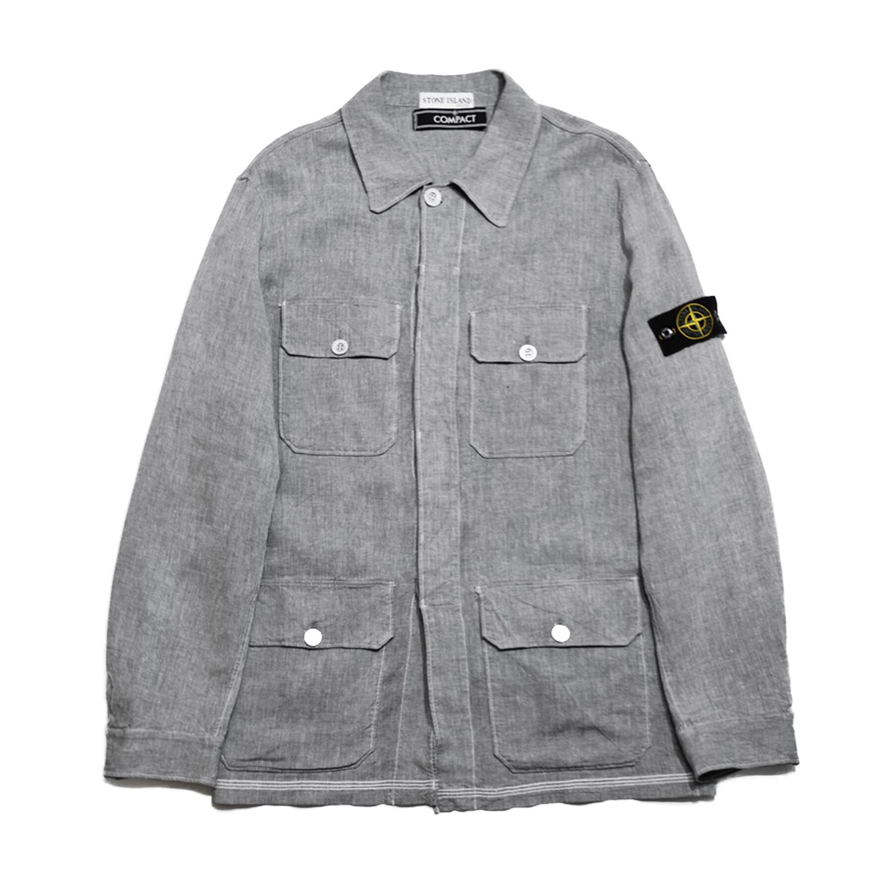 03SS stone island compact linen jacket