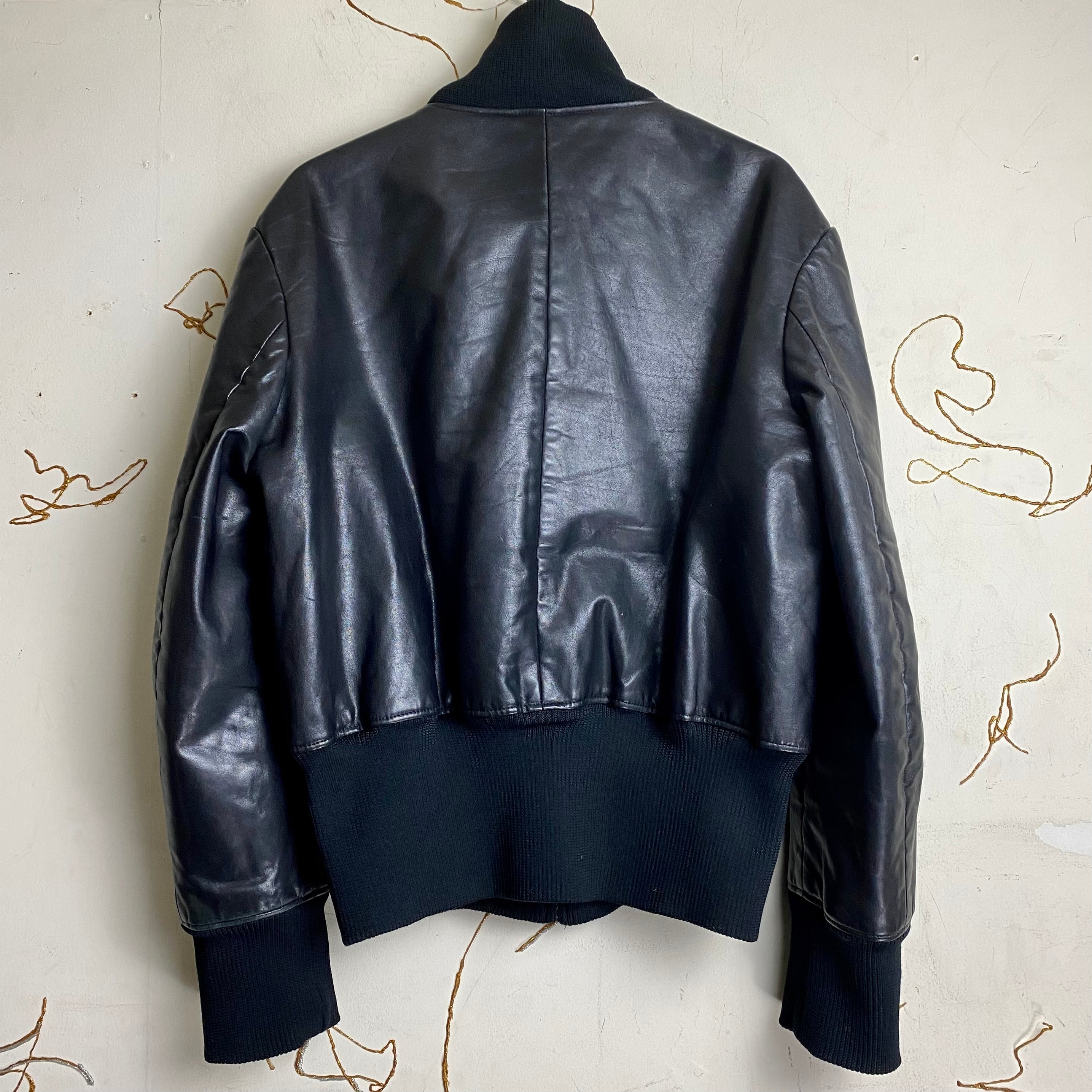 archive SAINT LAURENT by Hedi Slimane short length black leather 