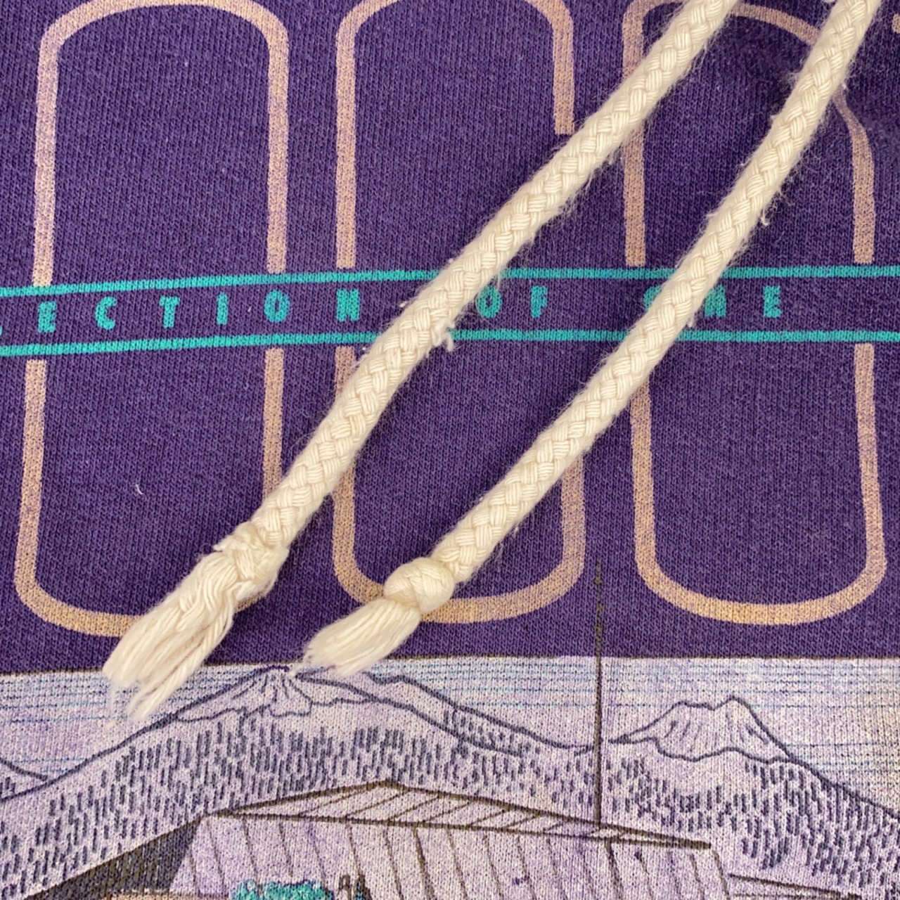 フランスデザイン ユーロ プリントプルオーバー スウェットパーカー ユニセックス