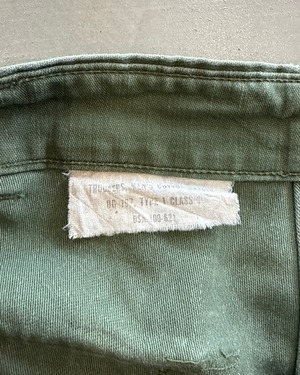 -U.S.ARMY- Vintage 50-60s 34×33 OG-107 Baker Pants