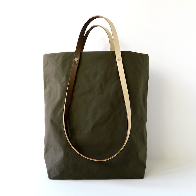 .URUKUST｜TWIST TOTE BAG Medium -Gray-