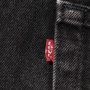 36×30 USA 95年 Levi’s 505 サルファー ブラック デニム パンツ