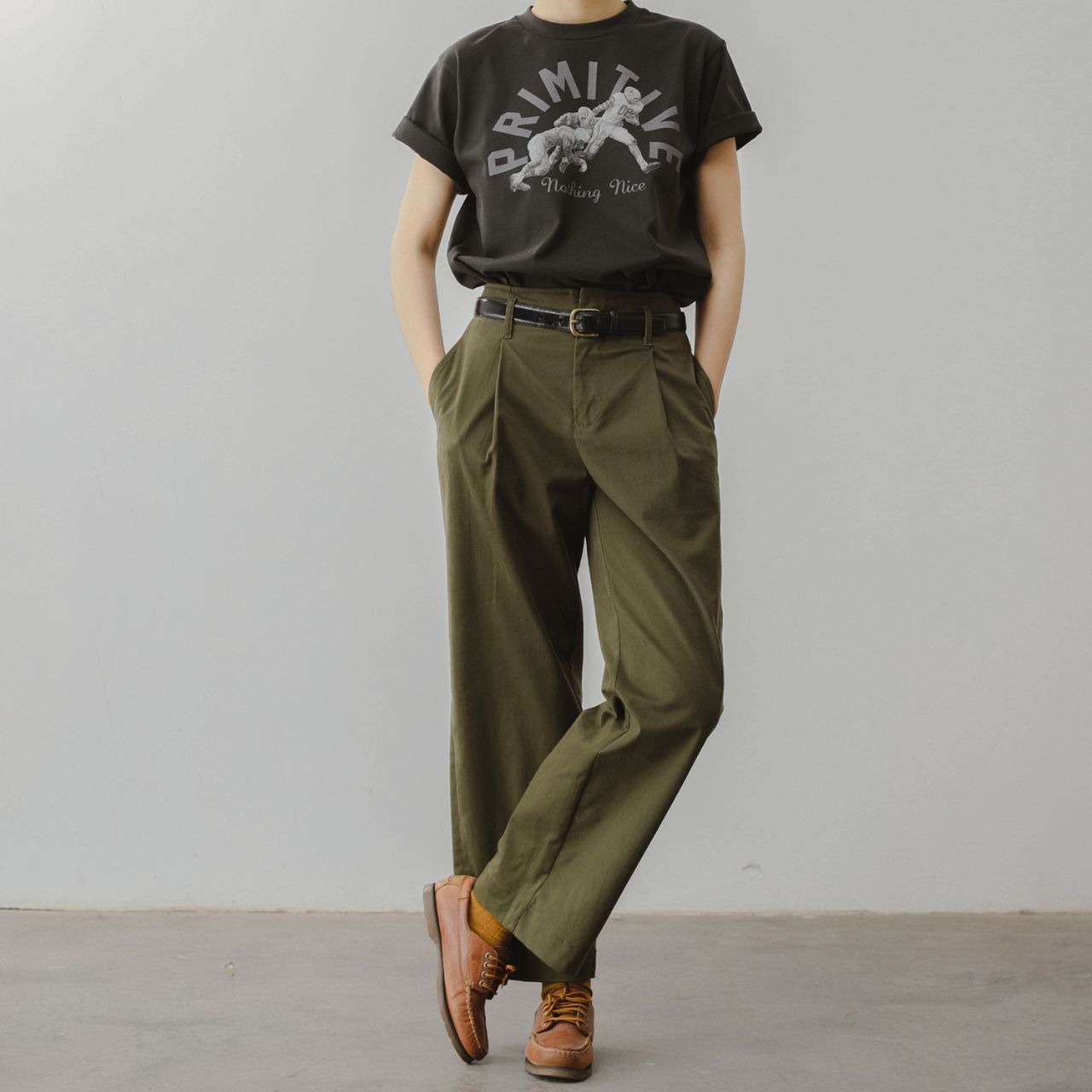 フットボールグラフィックプリントTシャツ   ｆ0021 - 8