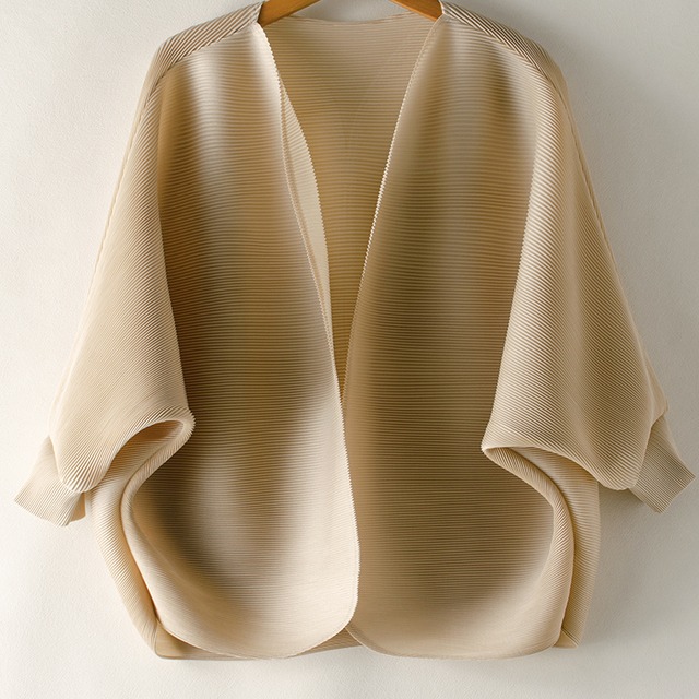 美シルエットのドロップショルダーカーディガン　00019