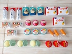 【完成品】フェルト ままごと スーパーマーケット　定番アイスクリーム③　8種セット