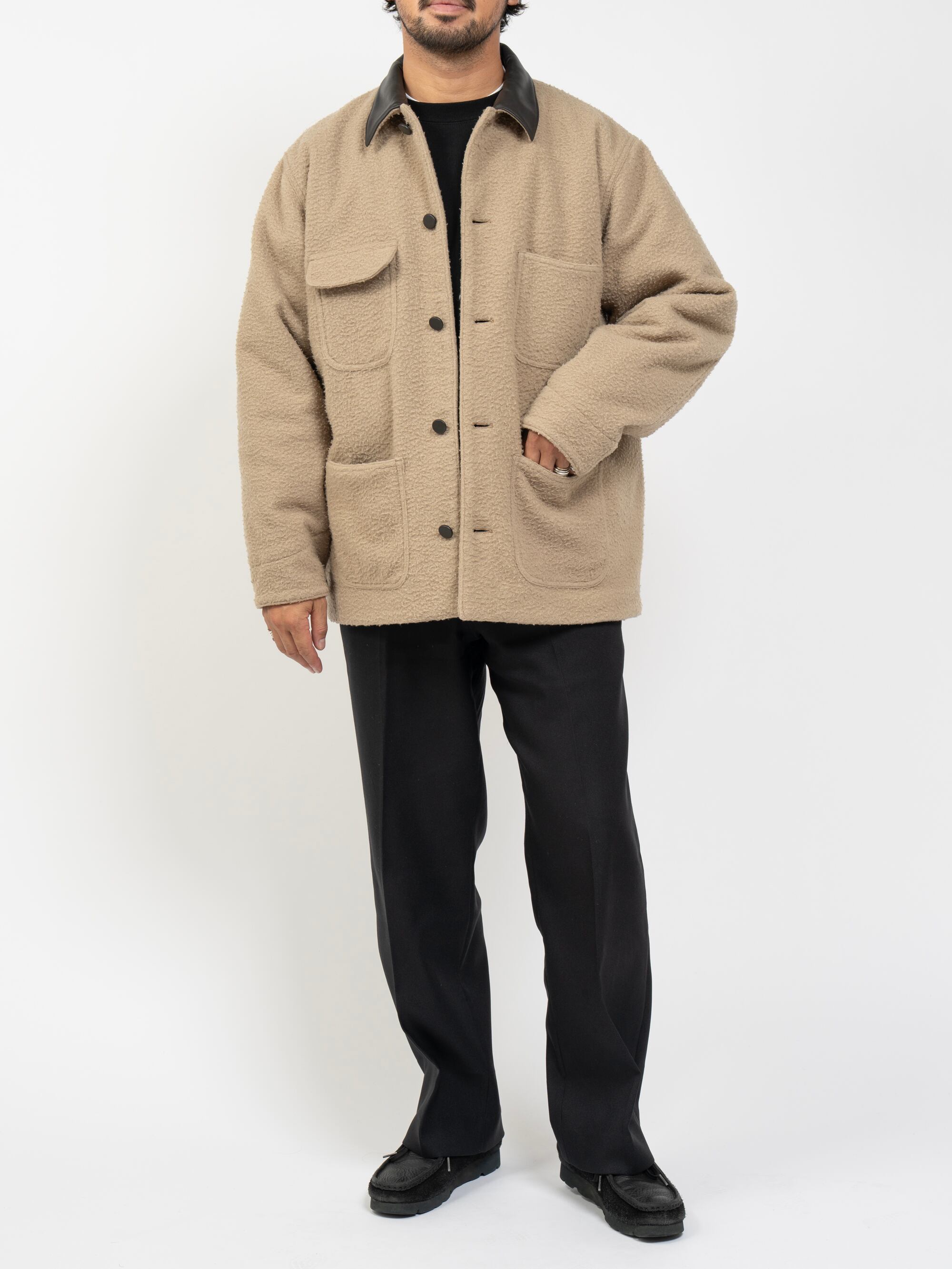 OVY Casentino over half coat カバーオール Casentino Over Half Coat (beige) | OVY