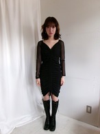 Drawstrings mini dress