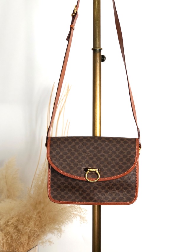 LOEWE ロエベ ベラスケス ショルダーバッグ ブラウン レザー 巾着 vintage ヴィンテージ オールド 532amb