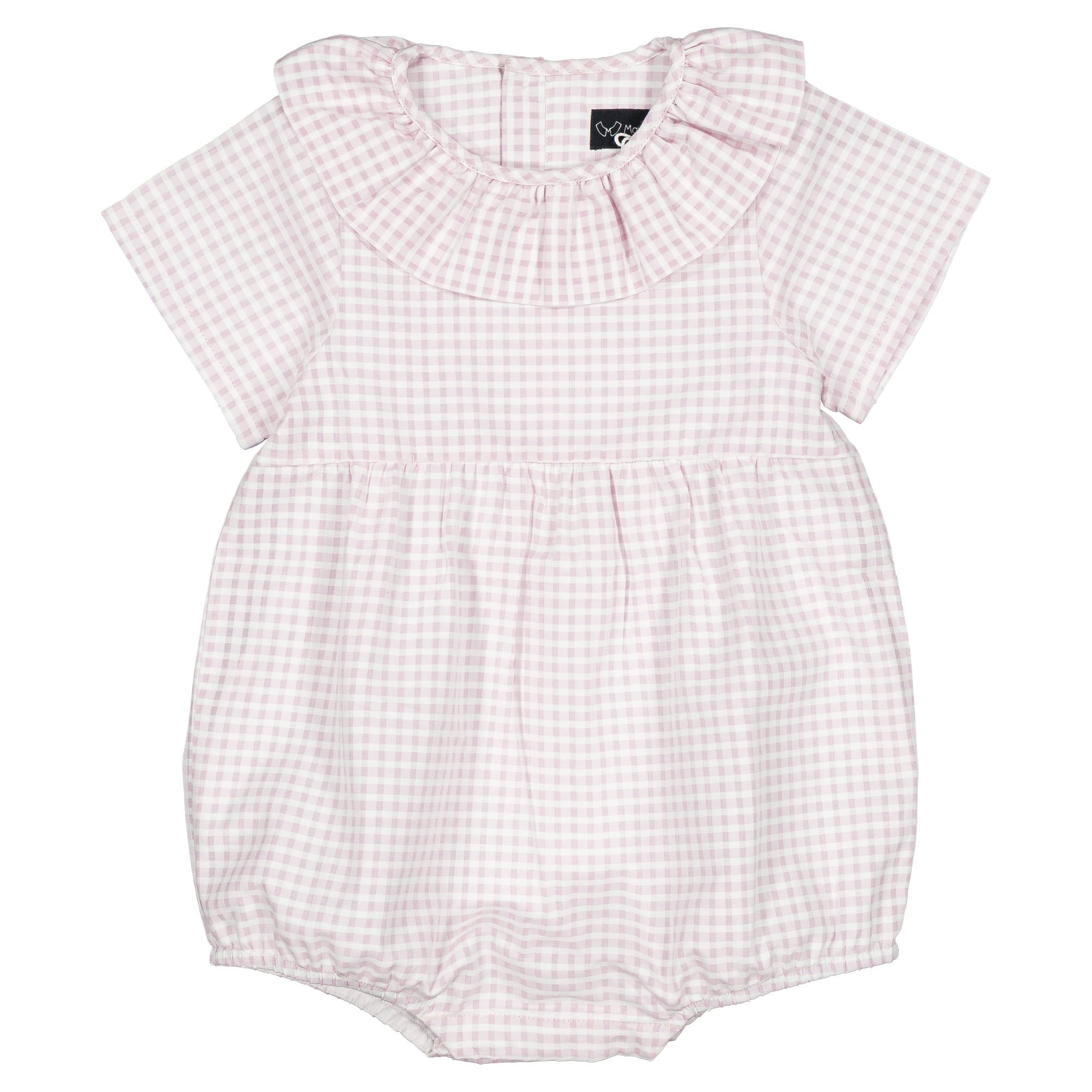 【予約・特典あり】Maison Marelle / Romper DUPLEIX- pink gingham