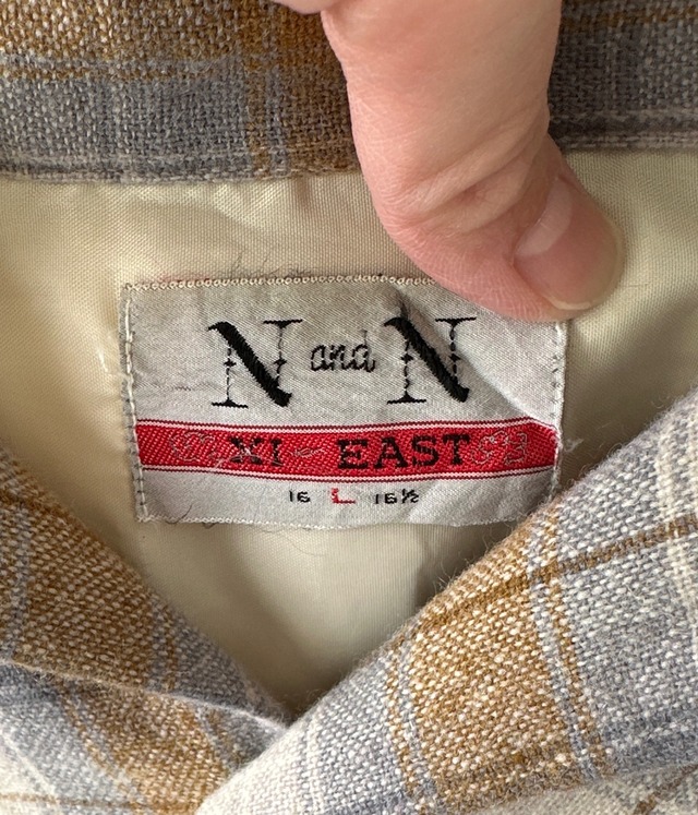 -N and N- Vintage 50-60s L Check Shirt
