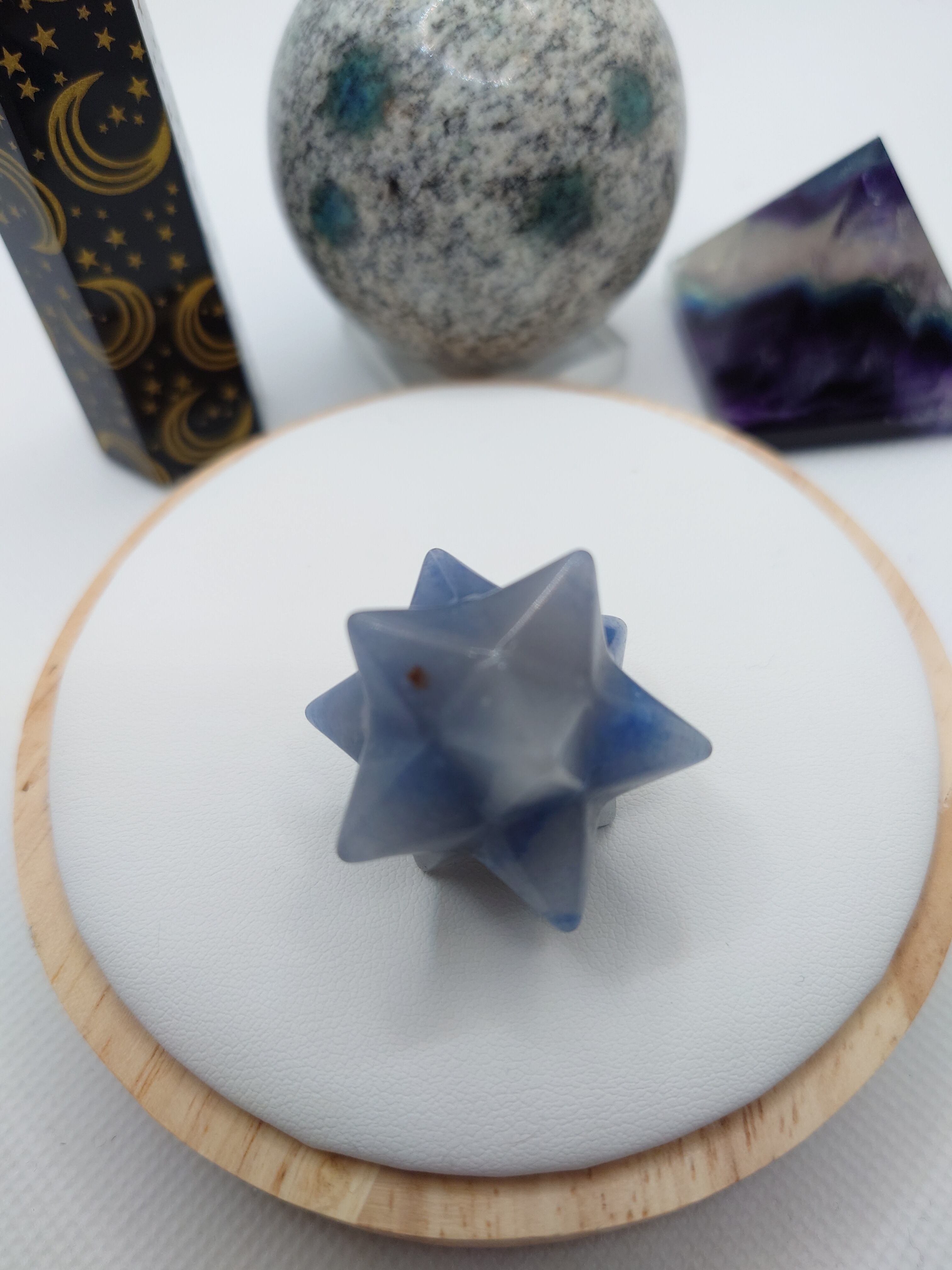 アステロイド　マカバスター　ブルーアベチュリン　天然石　置物 アステロイド マカバスター ブルーアベチュリン 天然石 置物 ア