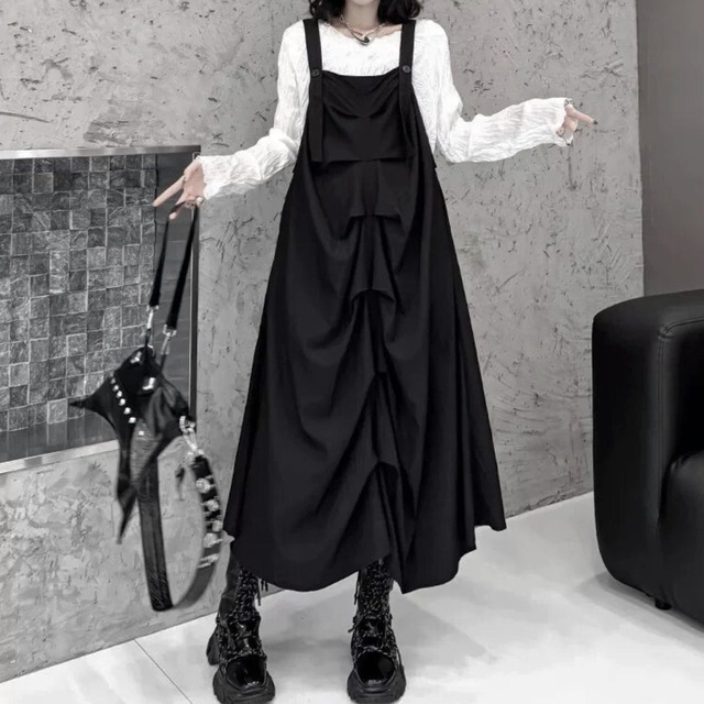 Loose long sleeve bottling shirt【2color】 C0522