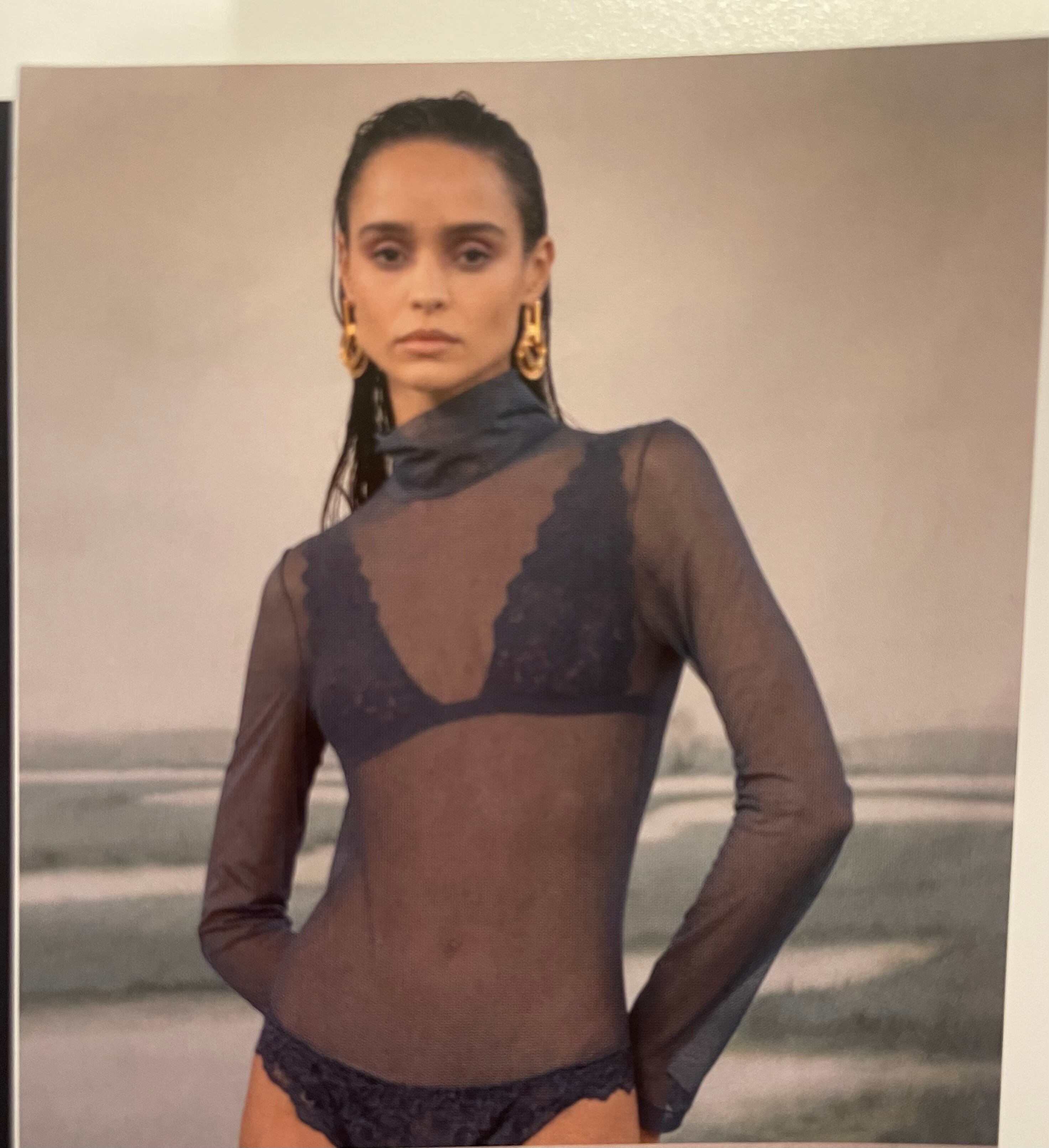 EXILIA <イタリア、エクセリア> イタリア製 クチュール仕上げ ノンワイヤー三角ブラジャー&ショーツ セット