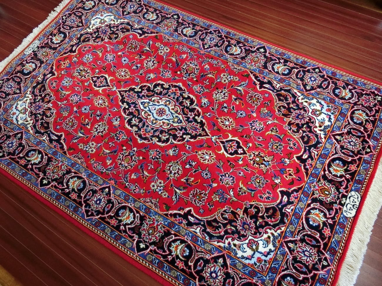 最安値買取 ペルシャ 手織り絨毯 アニマル ラグ ガズニウール