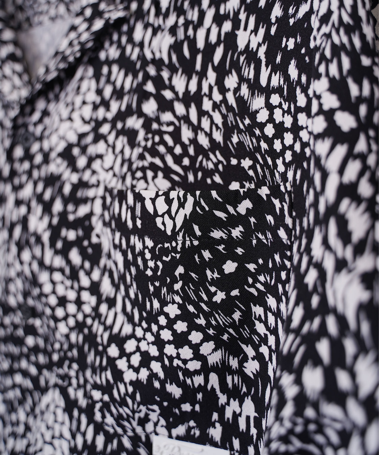 【#Re:room】LEOPARD OPEN COLLAR LONG SLEEVE SHIRTS［RES091］