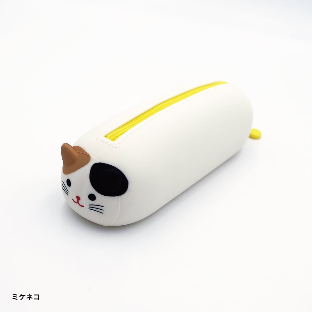 猫ペンケース(プニラボ寝ころびペンポーチ)BIGサイズ | マスノヤ衣料品