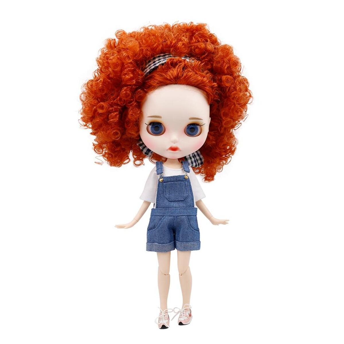 アイシードール ネオブライス 頭皮付き ウィッグ 赤毛アフロ 美しい