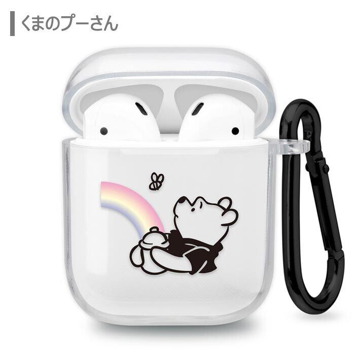 送料無料 Airpods ディズニー キャラクター 抗菌 エアーポッズ クリア ケース カバー ソフトケース ソフト クリアケース 透明 ミッキー プー エイリアン トイストーリー エアーポッズケース Airpodsケース Air Pods 収納ケース ワイヤレスイヤホン 保護カバー S Pg 7g644