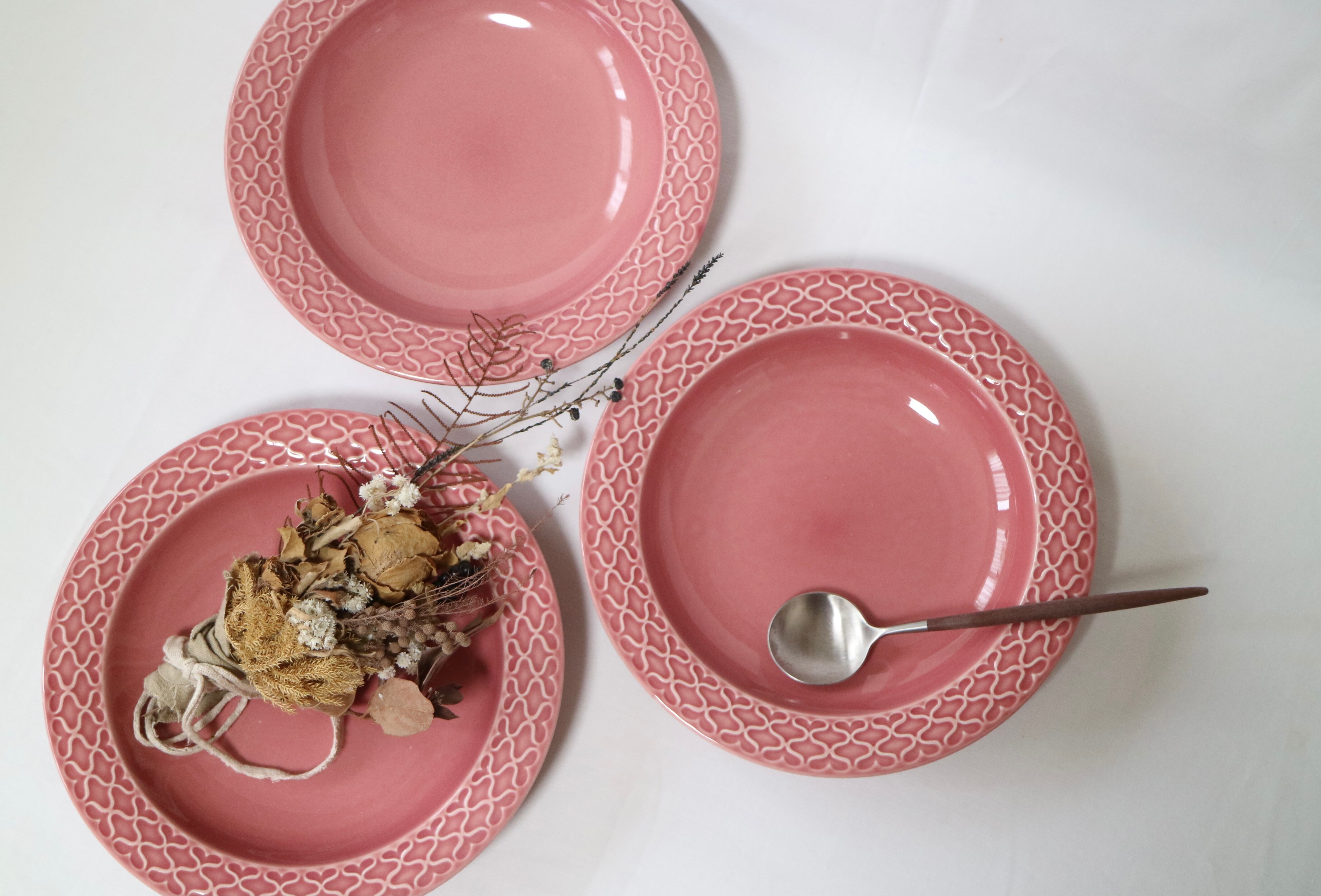 北欧ヴィンテージ クイストゴーコーディアル 希少ピンク ディープ