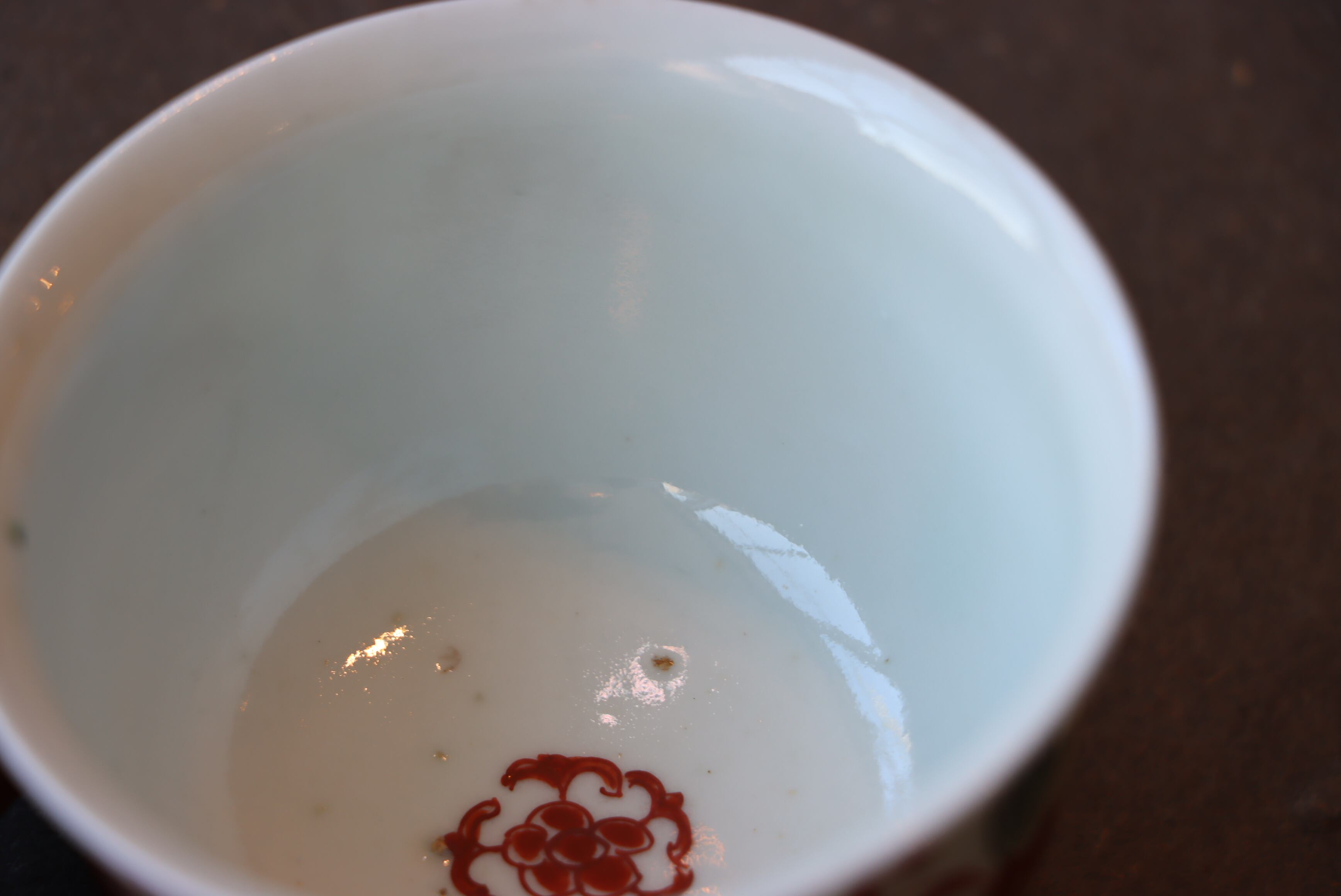 伊万里焼 色絵 花唐草文 湯呑 向付 ラスト1/Imari cup | (有)新原美術