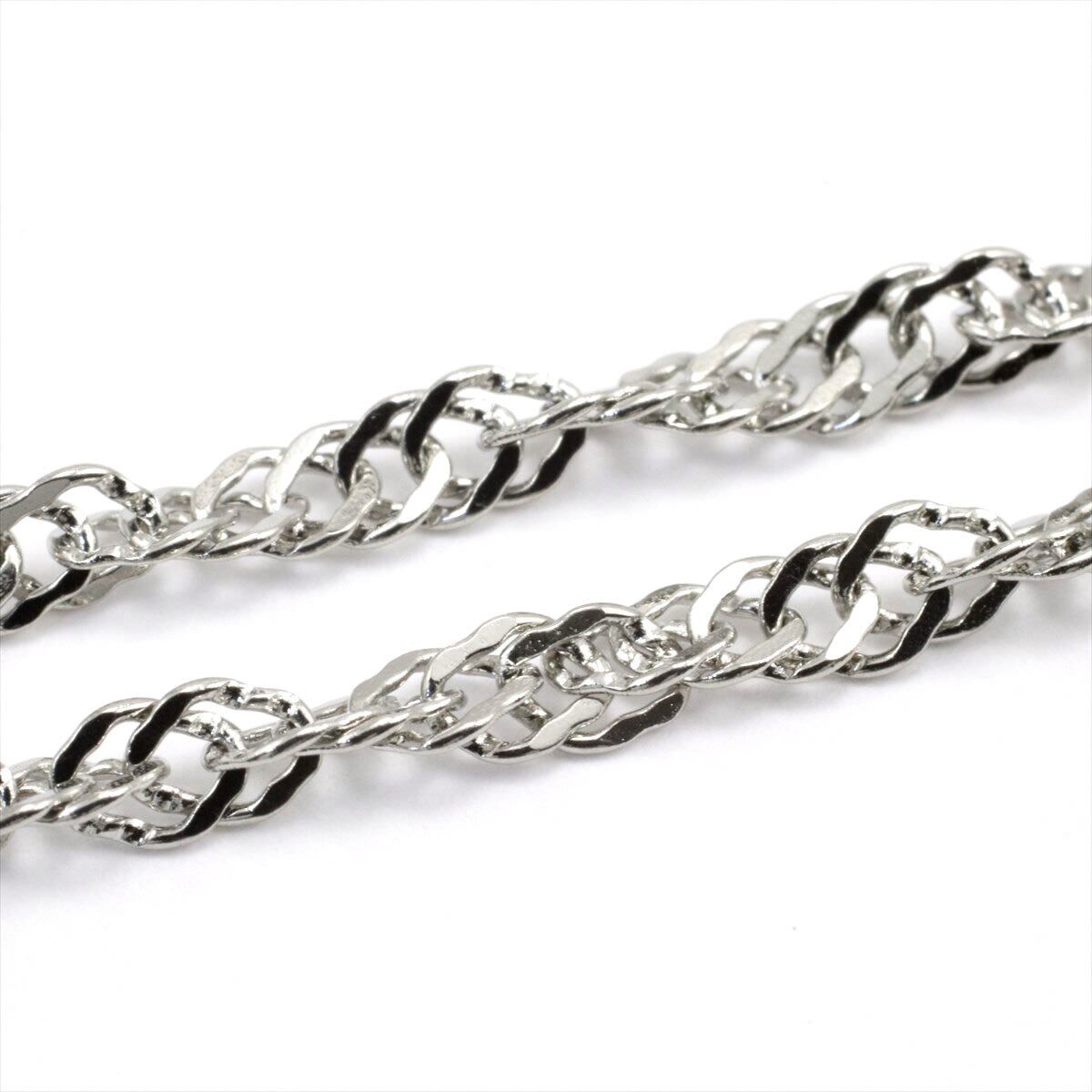 ステンレス スクリューチェーン ネックレス 55cm 2.5mm | Pay ID 