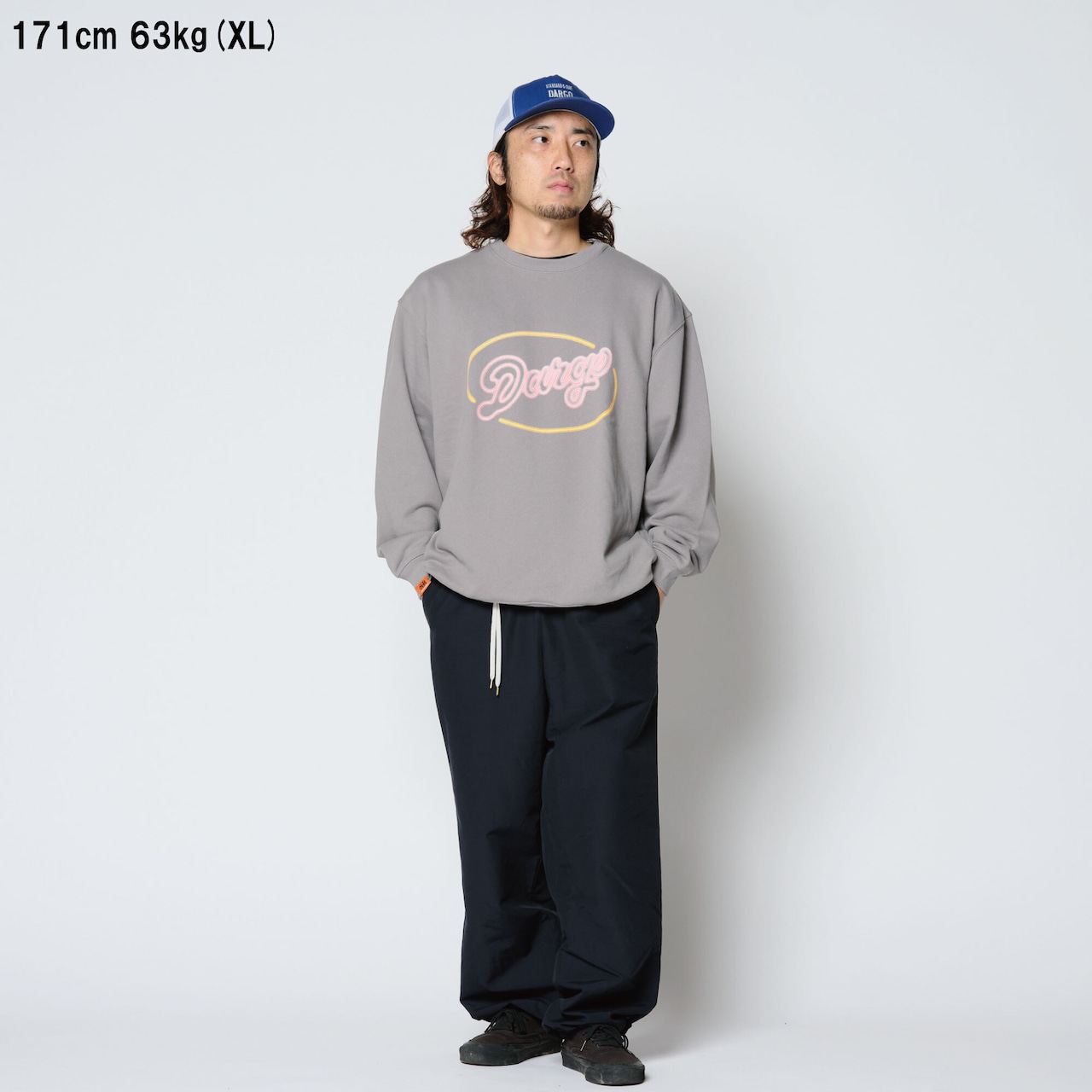 【DARGO】"Neon Sign" 8onz Mid Weight Crew Neck Sweat Shirt(2color)