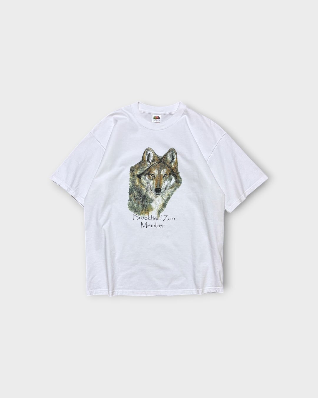 【Used】“Brookfield Zoo” Wolf Print T-Shirt