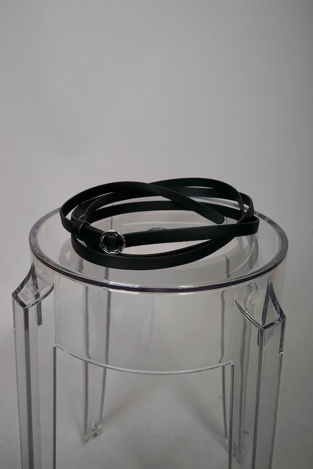 FAUX LEATHER BELT (BLACK) 2212-22-15