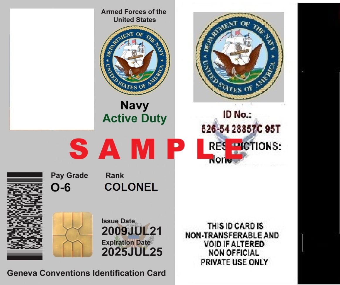 US レプリカ IDカード(US NAVY／アメリカ海軍) | PAY ID