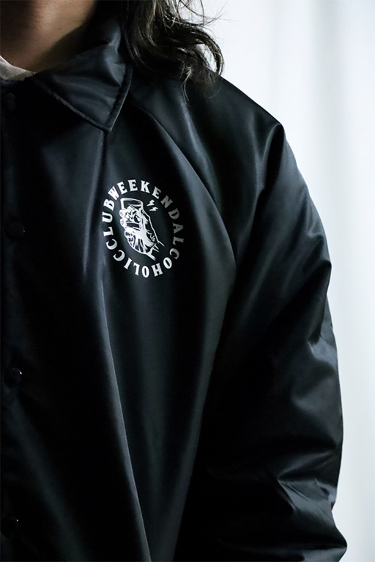 SLINK(スリンク) "WEEKEND ALCOHOLIC CLUB Boa Coach Jacket"(NVY)