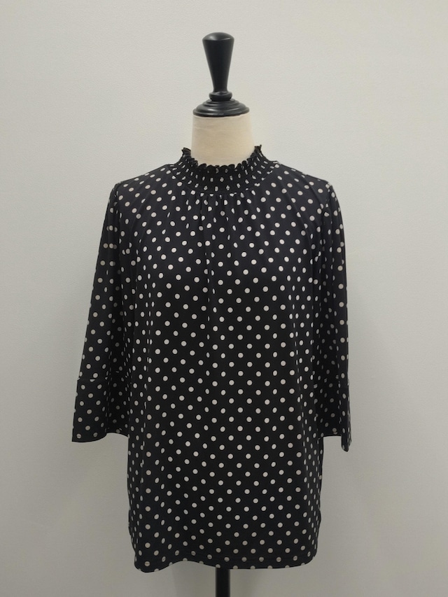 【SAMPLE SALE】シャーリングネックプルオーバー