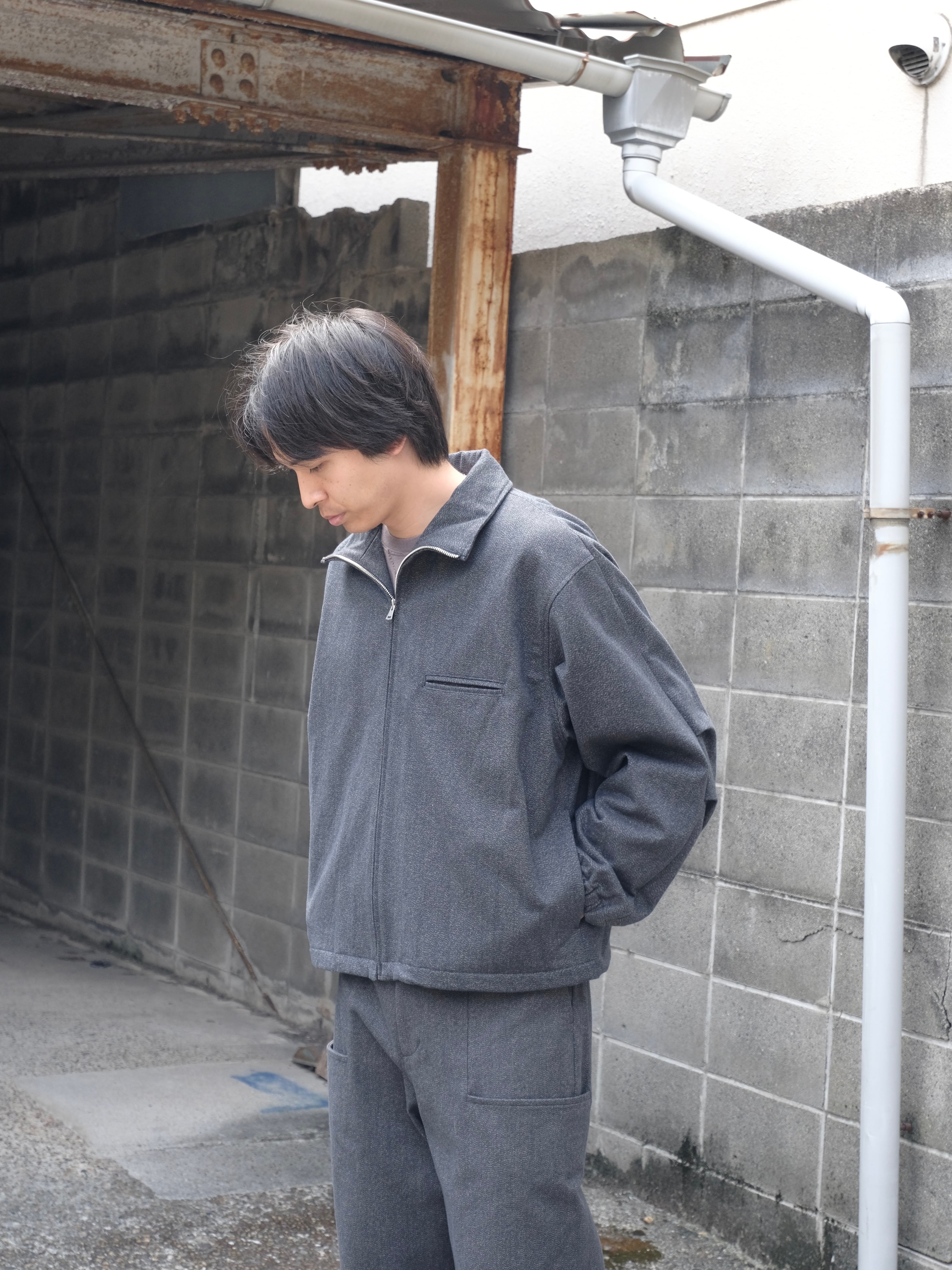 ENCOMING】 FRONT ZIP BLOUSON | THE OUR