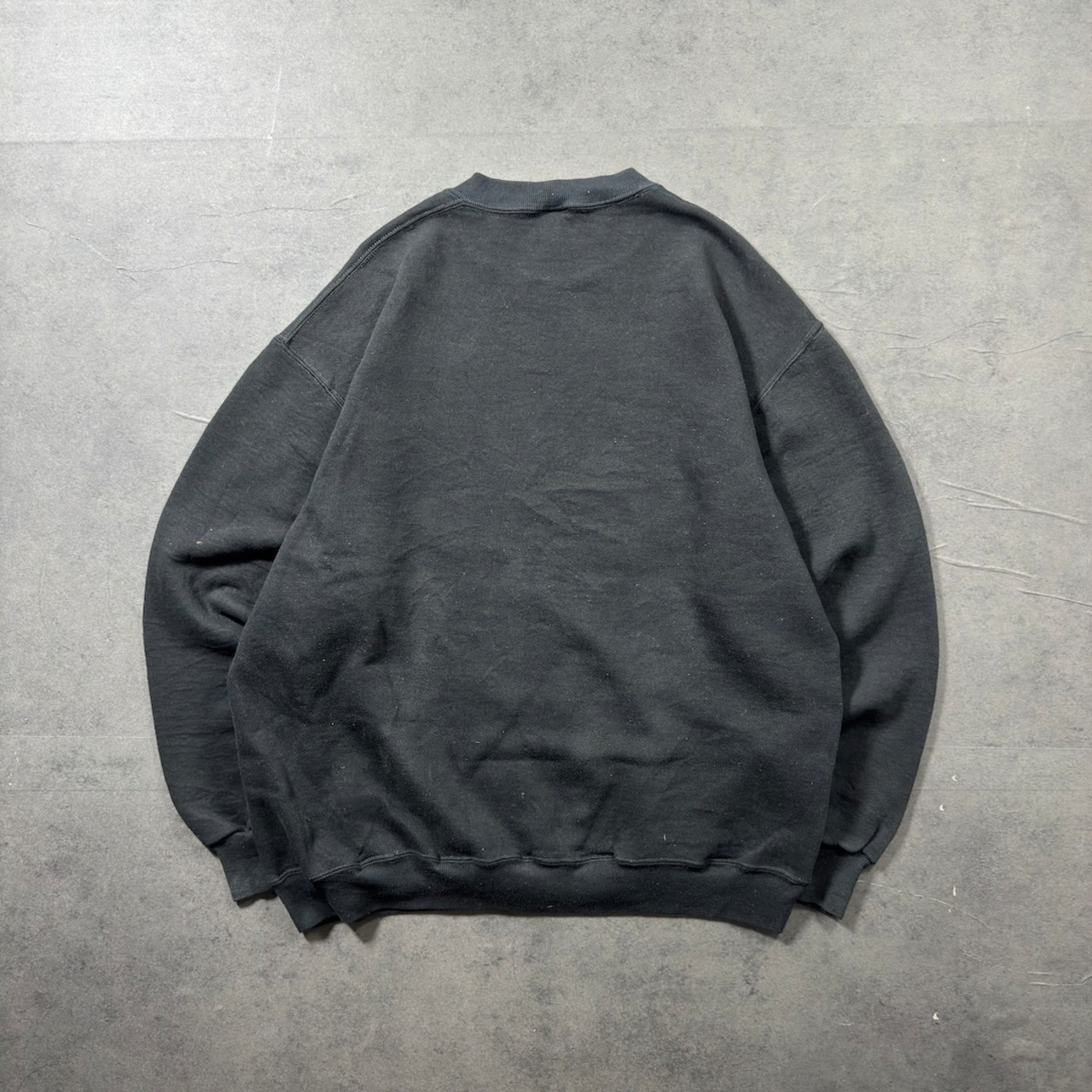 80s Russell Athletic sweatshirt solid black XL 古着 - 14