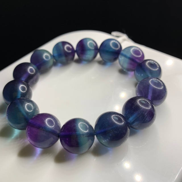 4. 大玉☆ブルー系グラデーション フローライト