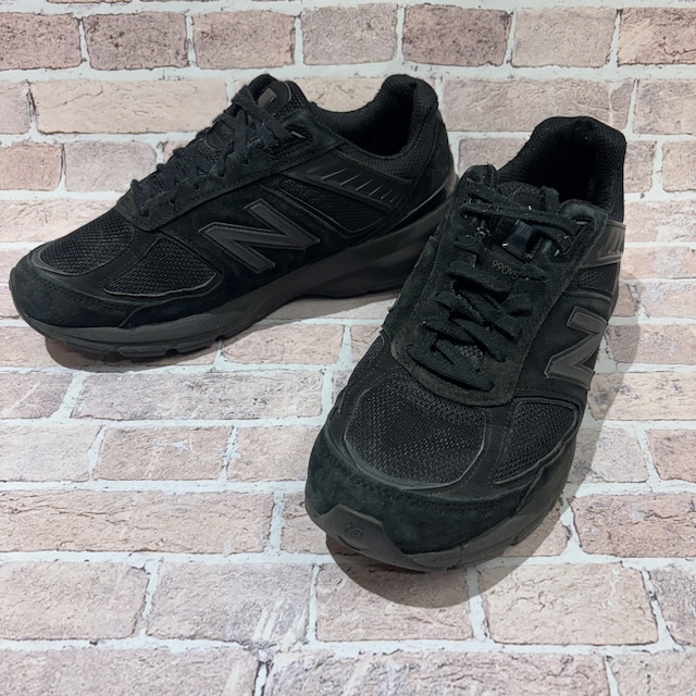 NEW BALANCE 990 V5 TRIPLE BLACK SIZE 9 1/2