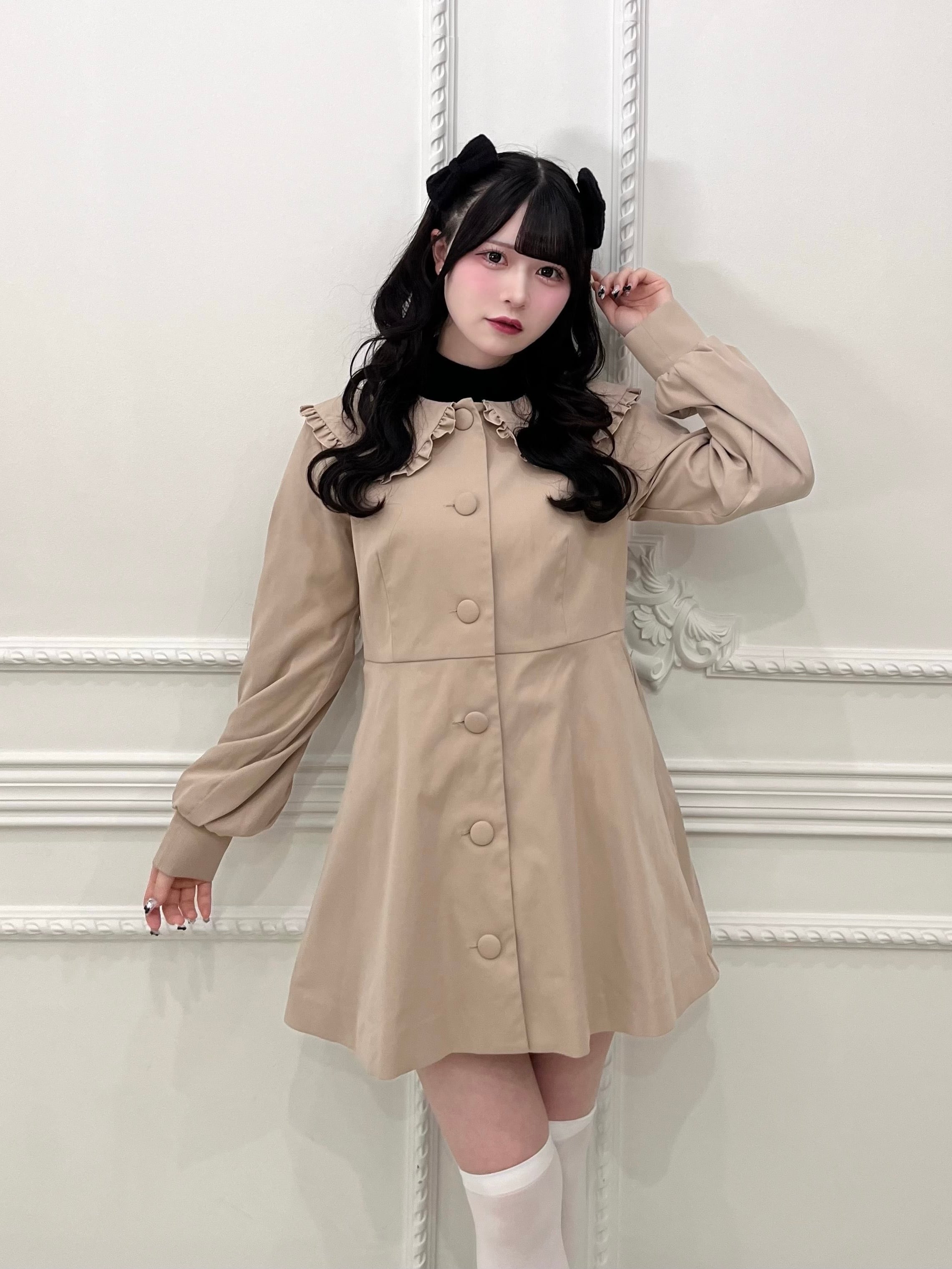 きゃぴきゃぴケープトレンチコート