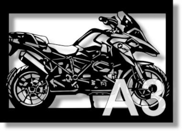 カワサキ(KAWASAKI) ZRX400の切り絵 【A3サイズ】[B3-018] | 切り紙屋