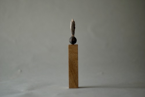 (071)wood figure-mini台付_040