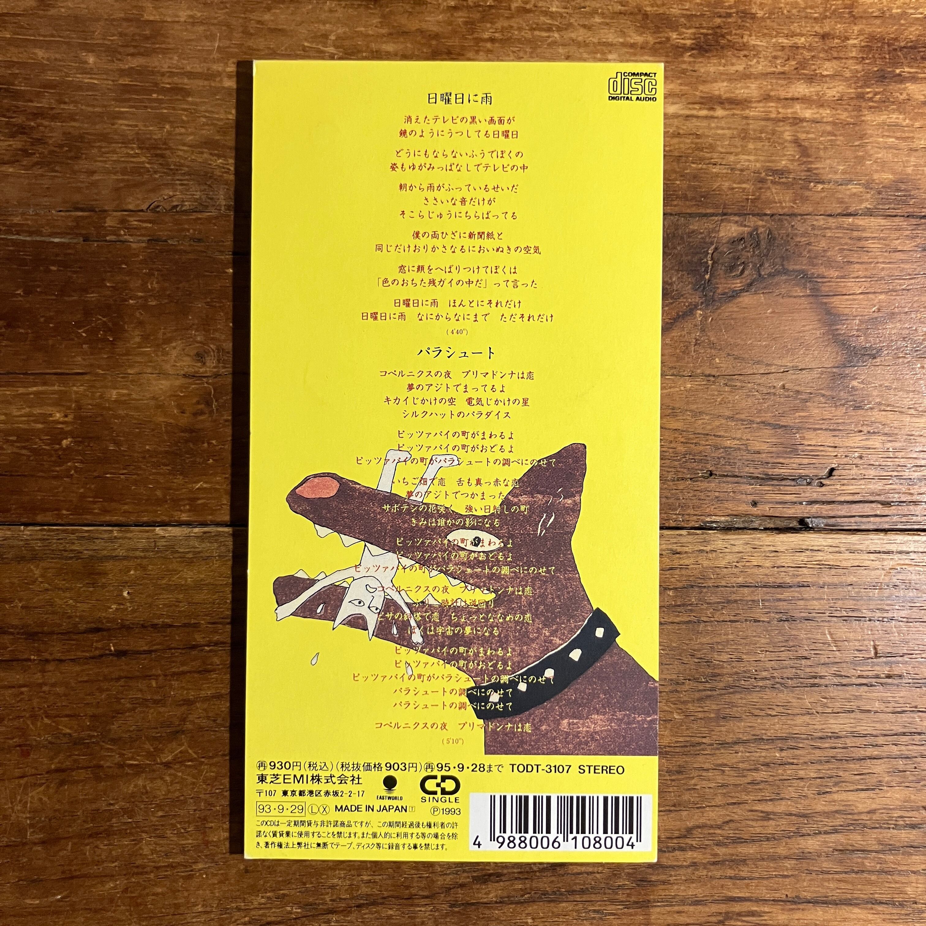 たま 日曜日に雨 8cm cd たま『日曜日に雨／パラシュート』 | ながいひる