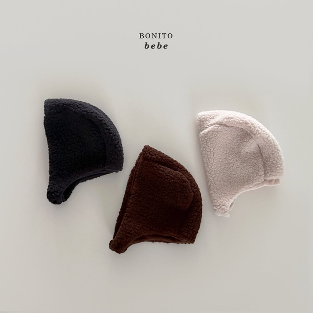 【予約】(bebe) Fleece Bonnet