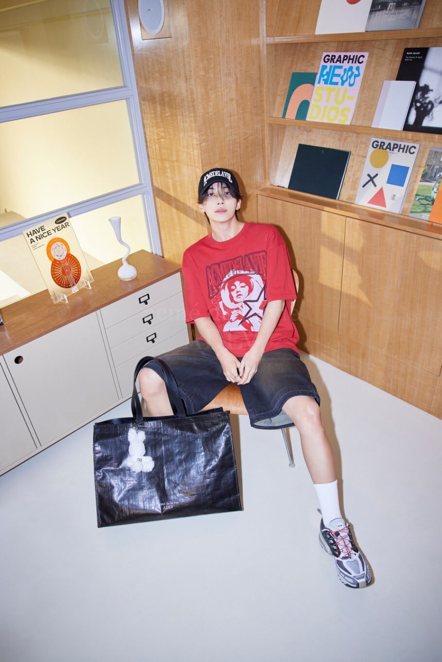 ☆SEVENTEEN ジョンハン 着用！！【ADLV】BRUSH WASHING BERMUDA DENIM